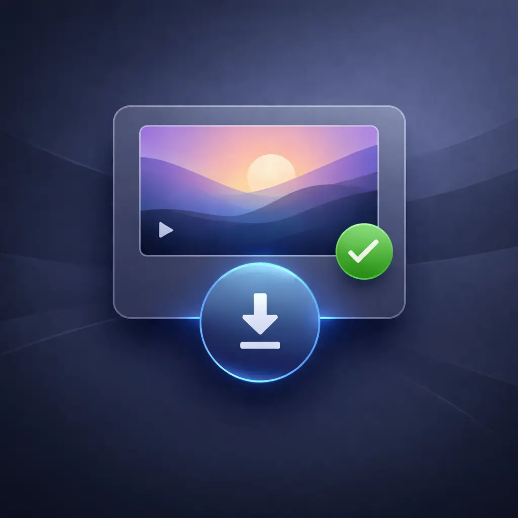 Download Sora 2 generated video